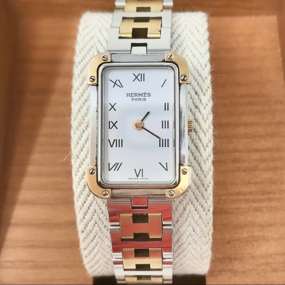 **SOLD** Hermès Croisiere Two-Tone Quartz Watch - Picture 1 of 14
